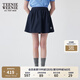 Teenie Weenie小熊女裝半身裙2025年夏季新款甜美少女感休閑蓬蓬裙 藏青色 M