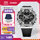 卡西歐（CASIO） G-SHOCK 金屬系列小鋼炮GM-110時(shí)尚運動(dòng)男士手表防水防震 GM-110-1APR-200M防水