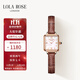 LOLA ROSE羅拉玫瑰小棕表母貝表盤(pán)手表女士手表女士節日禮物