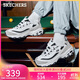 斯凱奇（Skechers）黑白金熊貓鞋秋男女同款情侶鞋時(shí)尚復古老爹鞋休閑運動(dòng)鞋66666228