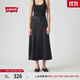 Levi's李維斯25年秋冬新款女士美式復古時(shí)尚簡(jiǎn)約潮流休閑牛仔裙 黑色 XL (29)