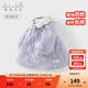 戴維貝拉（DAVE＆BELLA）女童夾棉連衣裙中國風(fēng)防水小童裙子冬裝新款加絨女寶寶童裙 霧蒙紫【現貨】 110 cm（建議身高100-110cm）