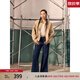 Levi's李維斯25年秋冬新款女士美式休閑318寬松塑形闊腿牛仔褲 中藍(lán)色 27 (30)