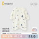 童泰（TONGTAI）嬰兒睡袍春秋睡衣兒童防踢被家居服內衣TS43C176-DS藍色80cm