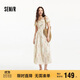森馬（Semir）連衣裙女重工碎花田園風(fēng)度假2025夏荷葉邊收腰吊帶裙109325114008