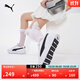 彪馬（PUMA）【小白鞋】增高厚底網(wǎng)球風板鞋女復古休閑鞋 SKYE 374764 白-黑色-02 37