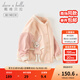 戴維貝拉（DAVE＆BELLA）兒童休閑棒球服女童長(cháng)袖上衣小童外衣秋裝新款幼兒衣服女寶寶外套 藕粉色【現貨】 110 cm（建議身高100-110cm）
