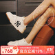 MLB官方男鞋女鞋 運動(dòng)鞋子學(xué)長(cháng)鞋增高休閑鞋情侶小白鞋板鞋3ASXCA12N 紐約洋基隊/象牙色/拍大半碼 36.5 230