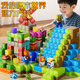 貝貝家我的世界磁力方塊男孩小拼圖兒童益智拼裝磁鐵積木玩具新年禮物