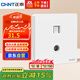 正泰（CHNT）開(kāi)關(guān)插座 二位電腦帶電視插座 86型暗裝插座面板