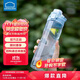 樂(lè )扣樂(lè )扣（LOCK&LOCK）人魚(yú)線(xiàn)塑料運動(dòng)水杯夏天便攜水壺帶刻度提手男女水杯子700ML藍色