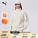 彪馬（PUMA）加絨保暖針織衛(wèi)衣套頭衫男女半拉鏈立領(lǐng)運(yùn)動(dòng)上衣632293 雪白色-87 XS (165/88A)