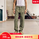 Levi's李維斯男士565寬松直筒工裝美式復古簡(jiǎn)約通勤時(shí)尚休閑褲 軍綠色 32 (32)