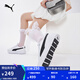 彪馬（PUMA）【小白鞋】增高厚底網(wǎng)球風(fēng)板鞋女復古休閑鞋 SKYE 374764 白-黑色-02 37
