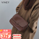 viney牛皮斜挎包品牌包包女包大容量單肩郵差包生日禮物洋氣送女友老婆