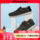 Hey Dude新品都德經(jīng)典帆布百搭男鞋舒適一腳蹬牛仔布鞋 40007-025 40