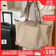 viney新款包包女包大容量托特包帆布單肩包生日禮物送女友老婆 【淺駝色】高級感實(shí)用品牌通勤手提大包 小眾百搭輕奢休閑布包
