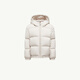 Moncler盟可睞Cascar女童連帽羽絨夾克外套- 象牙白 164 (14A)