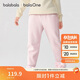 巴拉巴拉balaOne童裝兒童褲子2025秋冬裝男女童加絨長(cháng)褲親子209425108205