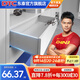 DTC東 泰托底隱藏滑軌SS80三節全拉出阻尼緩沖抽屜軌道18mm板 標準長(cháng)度450mm（一副2條裝）