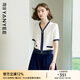顏域短袖薄款針織衫女2025夏季新款通勤拉鏈設(shè)計感V領(lǐng)氣質(zhì)上衣女 白色 L