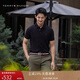 Tommy Hilfiger【輕柔感】夏男珠地網(wǎng)眼商務(wù)純色修身短袖T恤翻領(lǐng)POLO