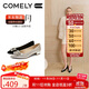 COMELY單鞋女新品2025年秋季水鉆粗跟尖頭氣質(zhì)婚鞋平底宴會(huì )鞋 香檳金 37