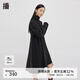 播100%羊毛高領(lǐng)連衣裙女商場(chǎng)同款新款針織裙子冬BDQ4LD0981 K40黑色 M