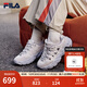 斐樂(lè )（FILA）官方松餅鞋女鞋老爹鞋運動(dòng)鞋2025秋季新款鞋子厚底休閑鞋 微白-WW 37.5