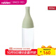 HARIO 冷泡茶壺帶濾網(wǎng)冷萃耐熱玻璃涼水壺冷水壺香檳瓶造型進(jìn)口水壺FIE 馬卡龍綠0.8L