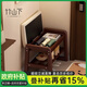 竹山下?lián)Q鞋凳鞋架入戶(hù)門(mén)口長(cháng)條軟包實(shí)木凳子坐凳一體進(jìn)門(mén)穿鞋凳長(cháng)凳子 松煙灰-55cm【儲物款】