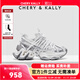 CHERY KALLY【銀河奇遇】銀色老爹鞋女2025新款炸街增高運動鞋臟臟鞋女送女友 白銀色 White silver 36