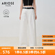 艾諾絲雅詩(shī)【商場(chǎng)同款】2025夏季新品匹馬棉100%棉女休閑褲垂感長(cháng)褲40433023 白色 L