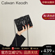 CALWAN KEODH包包女包2025新款斜挎包高級感鏈條迷你小方包生日禮物送女友老婆 【黑色小號】小眾百搭菱格包實(shí)用