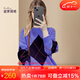 迪菲麗格軟糯慵懶風(fēng)毛衣冬季2025新款女裝休閑菱形撞色針織衫上衣 圖片色 XL