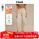 ELAND【泡芙牛仔】衣戀牛仔褲女錐形透氣舒適香蕉褲2025新款 淺卡其色(36)L/Beige M /165