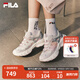 FILA斐樂(lè )官方女鞋老爹鞋運動(dòng)鞋2025秋季新款鞋子厚底蘑菇鞋休閑鞋 淡灰紫/百合白-GL 39