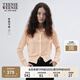 Teenie Weenie【含亞麻】小熊女裝毛針織衫2025秋季薄款空調衫開(kāi)衫 淺粉色 L