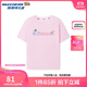 Skechers斯凱奇哆啦A夢聯(lián)名款 男女童夏季純棉透氣限定短袖L325K070