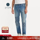 Levi's李維斯匠心丹寧日本制男士501直筒美式懷舊復古藍色牛仔褲 藍色 32 32