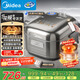 美的（Midea）純鈦0涂層電飯鍋防粘4L無(wú)涂層花瓣ih電飯煲4-5人家用不銹鋼智能多功能MB-HS412 廚房好物
