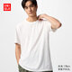 優(yōu)衣庫(kù)男裝/男女同款圓領(lǐng)T恤短袖純棉優(yōu)質(zhì)長(zhǎng)絨棉柔滑質(zhì)感475357 475357/00白色 L /175/100A