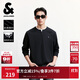 杰克·瓊斯（JACK&JONES） 男裝秋季T恤日常百搭假兩件胸前刺繡略寬松版長(cháng)袖上衣225302003