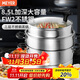 美亞（MEYER）三層復底蒸鍋28cm 家用不銹鋼蒸煮煲湯 燃氣灶電磁爐適用