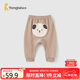 童泰（TONGTAI）嬰兒pp褲春季寶寶褲子休閑外出兒童大屁屁TS41Q107-DS駝色90cm