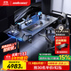 andaseaT安德斯特升降電腦桌巡航戰士MaxPro實(shí)木雙電機電競游戲桌臺式桌子 【套裝】巡航Max黑色+麒麟2.0Pro幻藍 桌板尺寸200*82cm【雙電機】