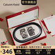 Caluom Kaiol品牌皮帶男真皮自動(dòng)扣男士腰帶雙扣頭套裝禮盒生日禮物送男友 【實(shí)木雙扣頭禮盒】80146A+80163/熱銷(xiāo) 115cm -130cm默認隨機（可修剪）