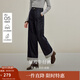 茵曼（INMAN）襯衫2025秋冬新款女裝法式時(shí)髦格紋翻領(lǐng)長(cháng)袖上衣 牛仔藍-18538162 L （褲子28碼）