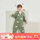 papa爬爬秋冬季新品嬰兒連體衣男女寶寶爬服保暖長(cháng)袖哈衣外出 綠色 90cm