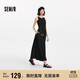 森馬（Semir）連衣裙女高腰拼接背心裙百搭2025夏優(yōu)雅圓領(lǐng)長(cháng)裙通勤109325114015